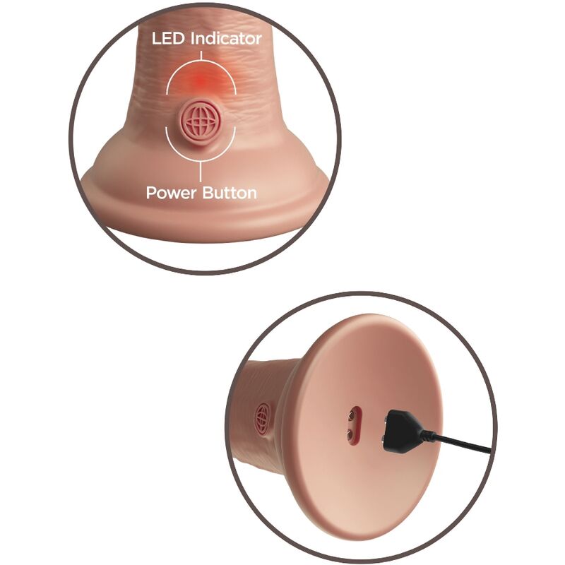 Dildo 6 Inch 2density Vibe Cock - Piel