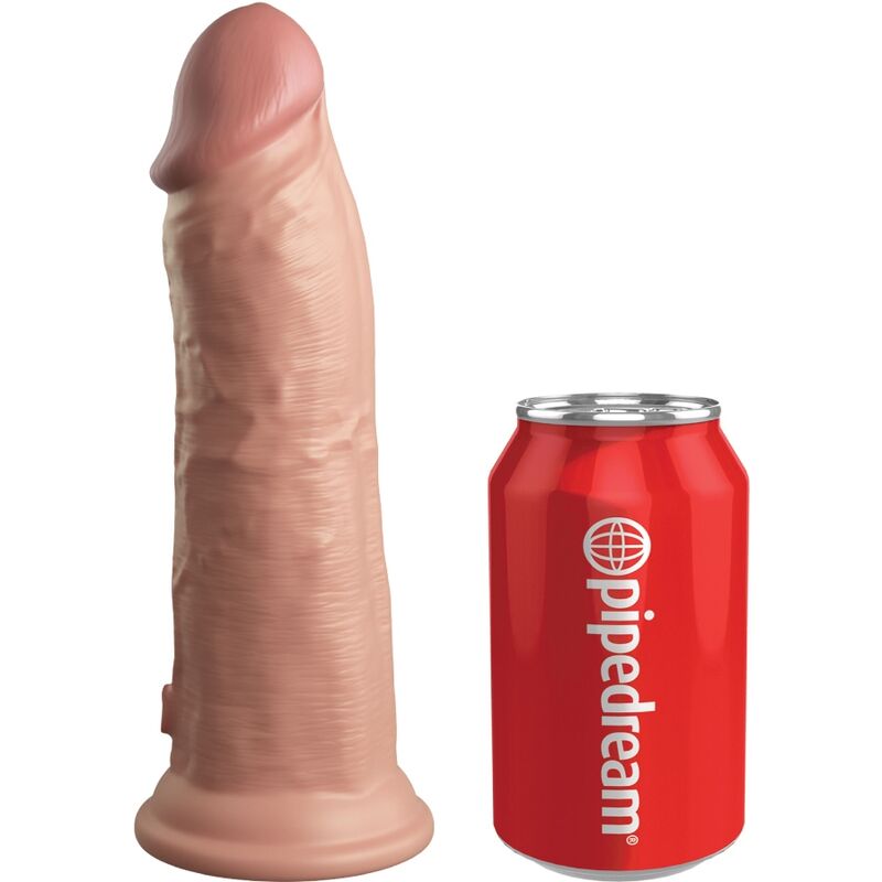 King Cock - Elite Kit Arnes Ajustable Deluxe Anillo Con Testiculos & Dildo 20.3 Cm