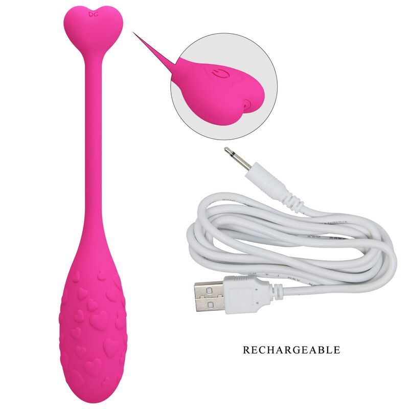 Huevo Vibrador Pretty Love Pescador Rosa Controlado Por App