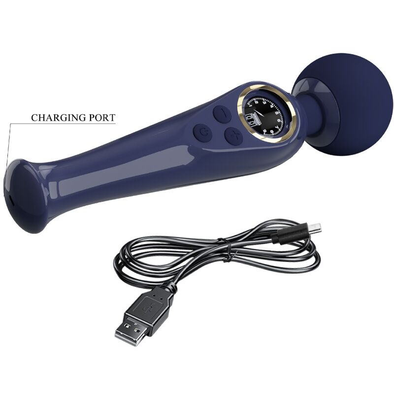 Pretty Love - Skyler Vibrador Wand Azul