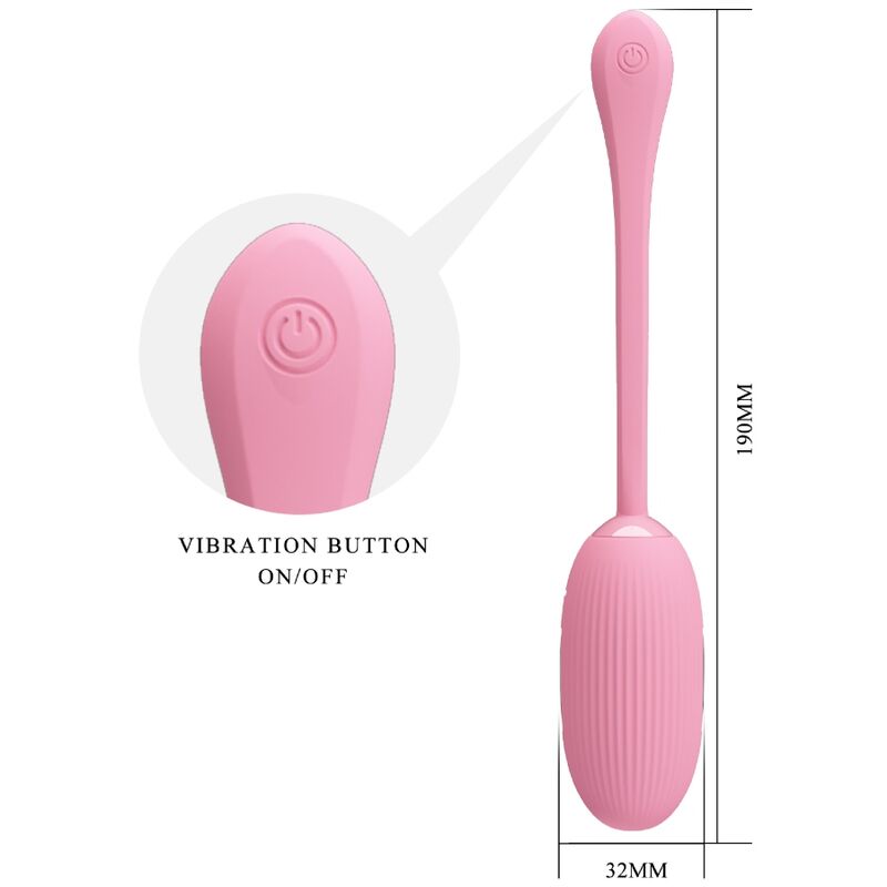 Pretty Love - Doreen Huevo Vibrador Recargable Rosa