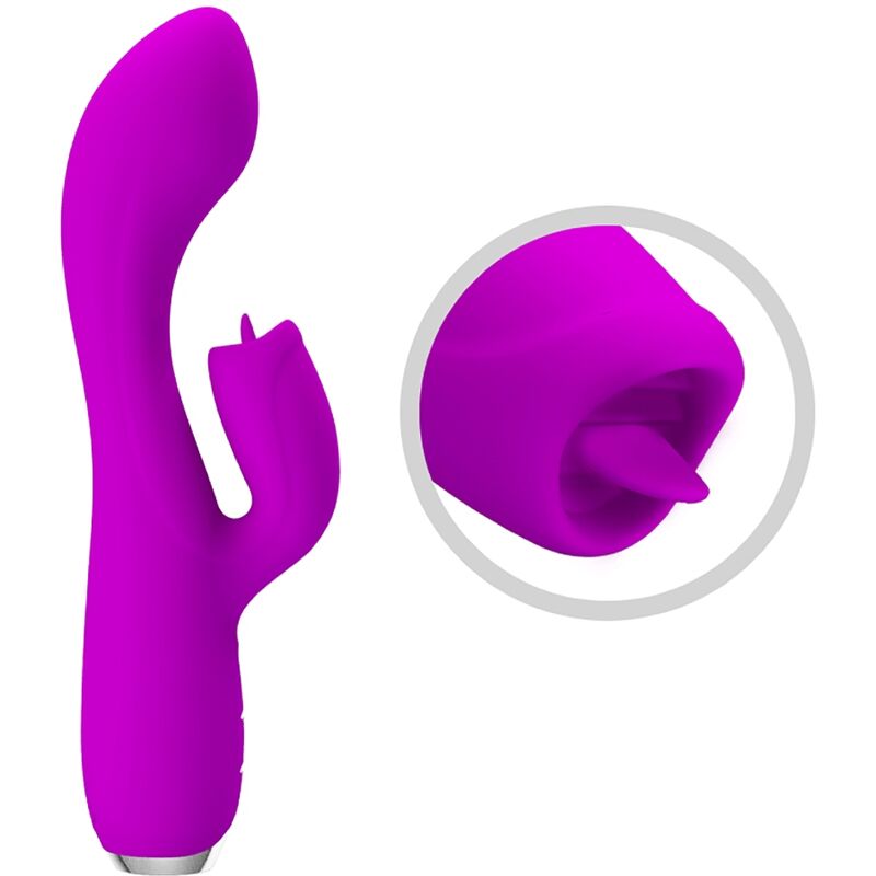 Vibrador Doreen Con Lengua Usb