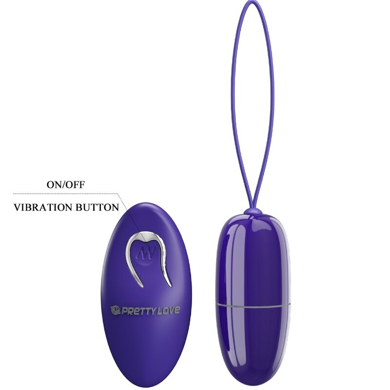 Huevo Vibrador Pretty Love Selkie Youth Mini Control Remoto Violeta