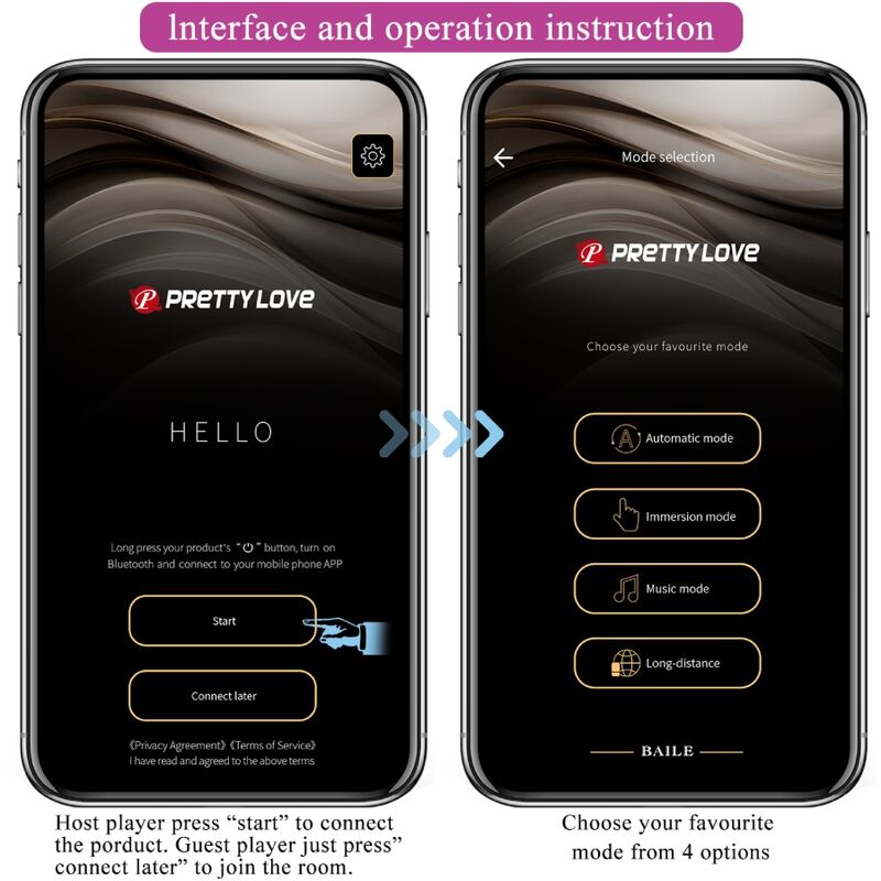 Pretty Love - Jefferson Plug Anal Controlado Por App Negro