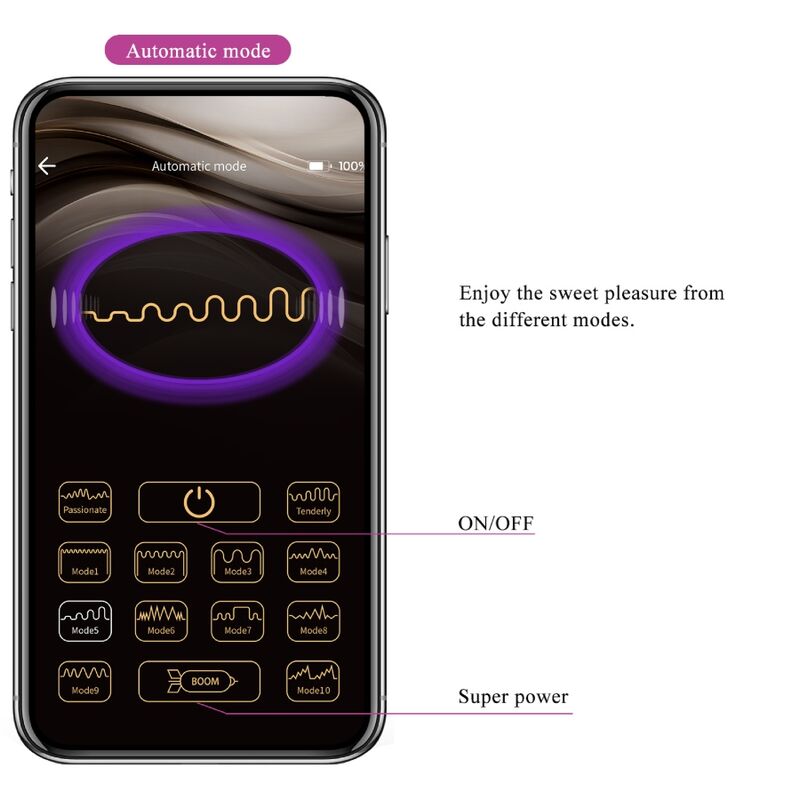 Huevo Vibrador Nymph Con App Movil