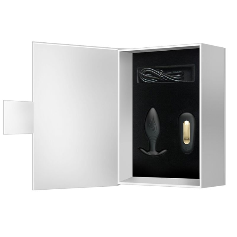 Pretty Love - Regina Plug Anal Vibrador Recargable Negro