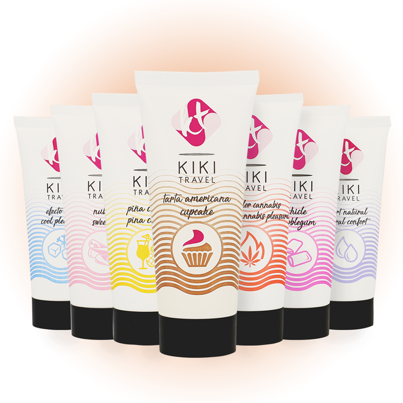 Kikí Travel - Gel Deslizante Sabor A Tarta Americana Cupcake 50 Ml