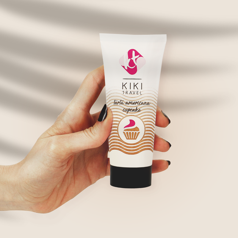 Kikí Travel - Gel Deslizante Sabor A Tarta Americana Cupcake 50 Ml