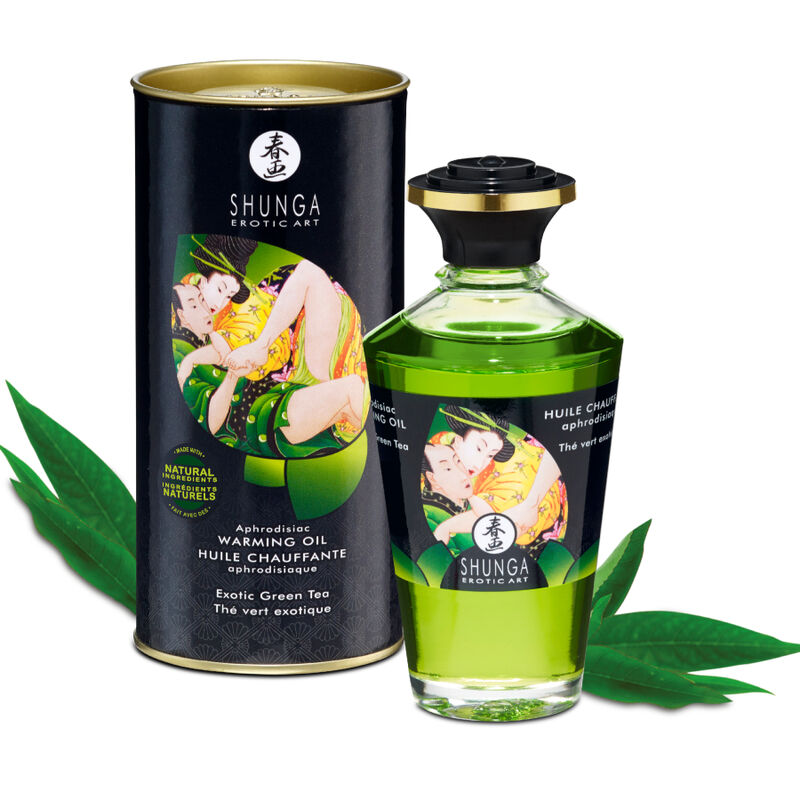 Shunga Aceite Afrodisíaco De Masaje Aroma Té Verde