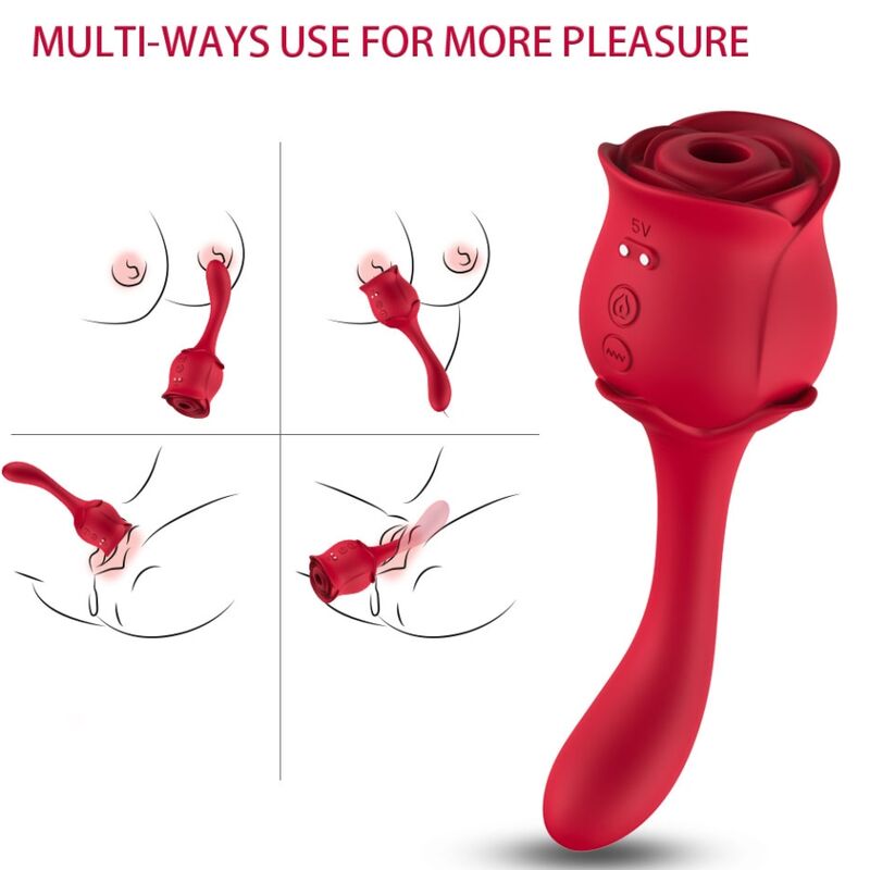 Armony - Roselover Succionador Clitoris & Estimulador Rojo