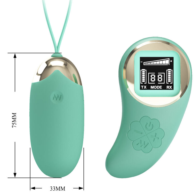 Pretty Love - Mina Huevo Vibrador Control Remoto Verde