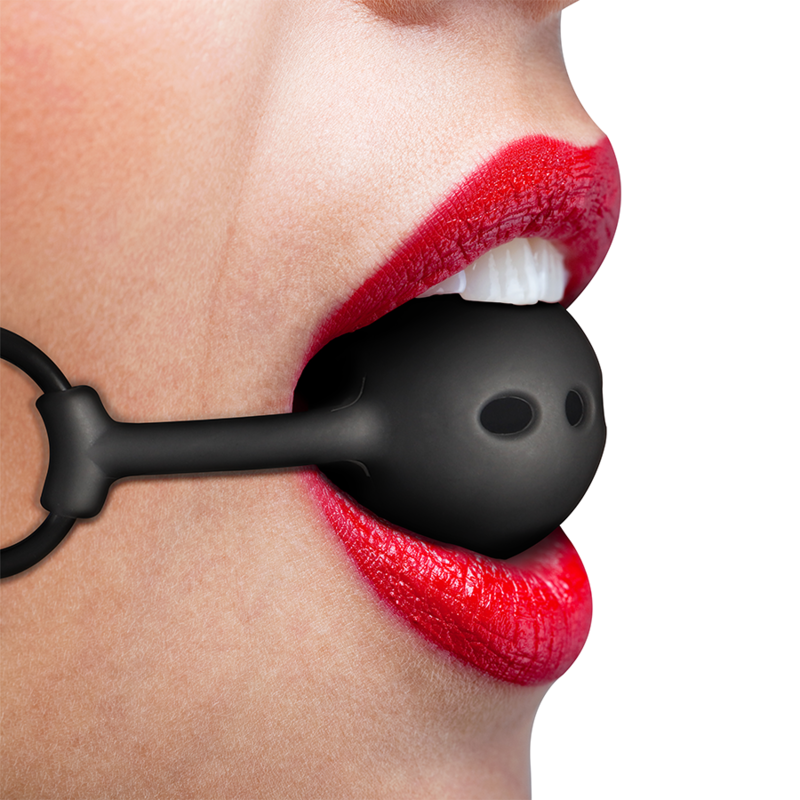 Fetish Submissive Bondage - Mordaza De Bola De Silicona Transpirable