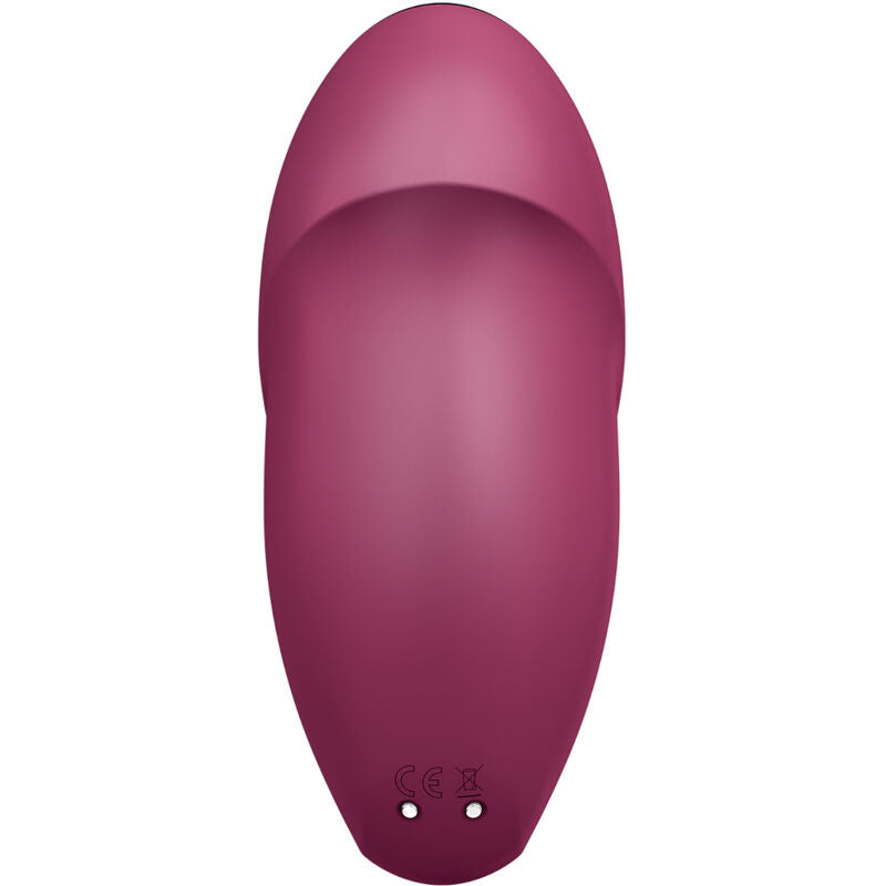 Satisfyer - Tap & Climax 1 Vibrador Lay-on Rojo