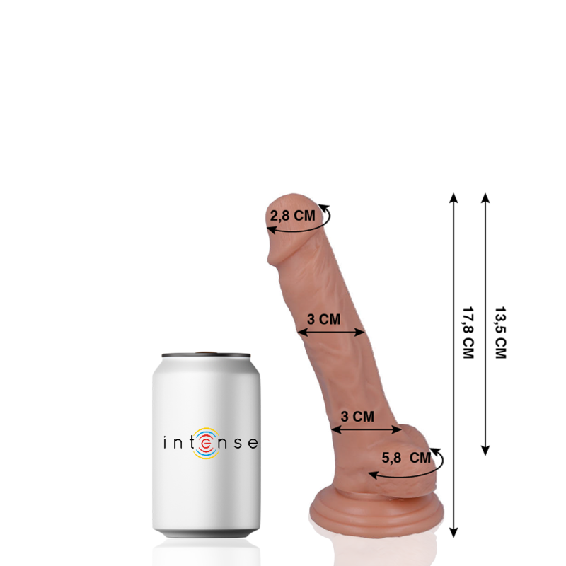 Mr Intense - 9 Pene Realistico 17.8 Cm -O- 3 Cm