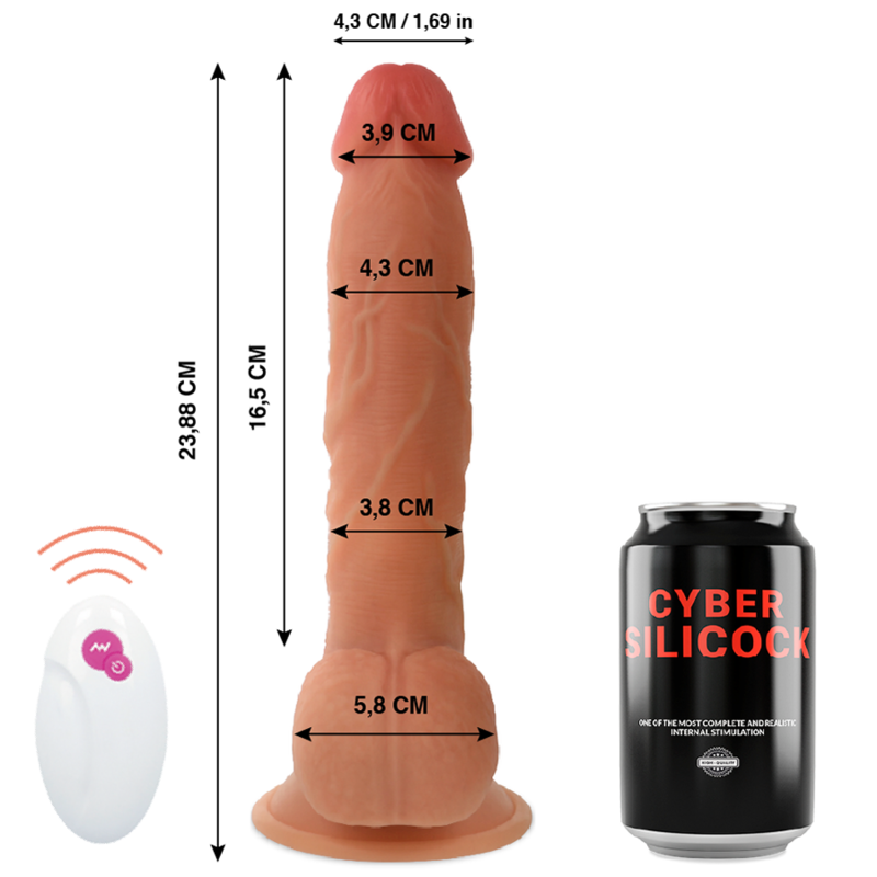 Cyber Silicock - Realistico Control Remoto Master Ben 23.88 Cm -O- 4.3 Cm