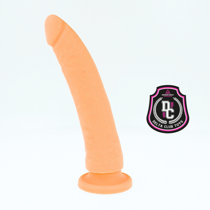 Delta Club - Dildo Realista Natural Silicona Medica 23 Cm -o- 4.5 Cm
