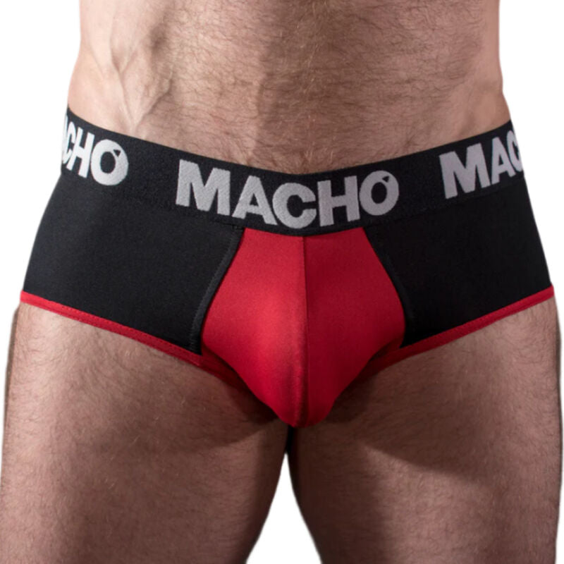 Macho - Ms26n Slip Negro/Rojo Xl