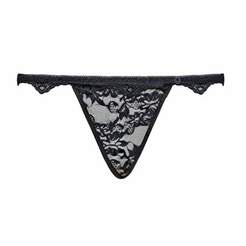 Livco Corsetti Fashion - Belita Lc 90231 Sujetador + Panty + Liguero Negro L/Xl
