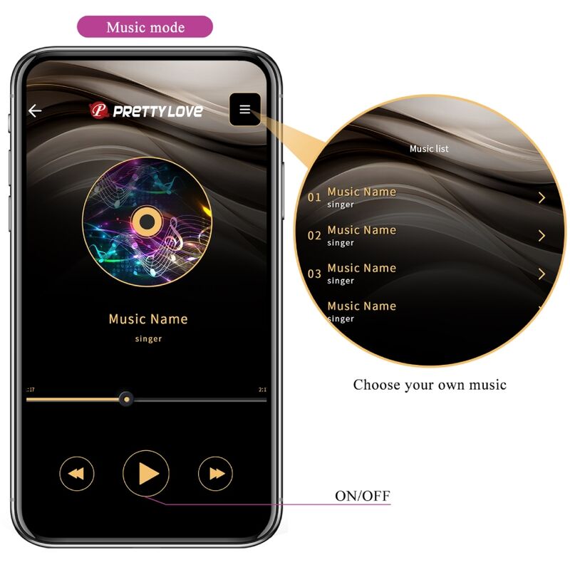 Pretty Love Billy Vibration Lila - App Gratuita