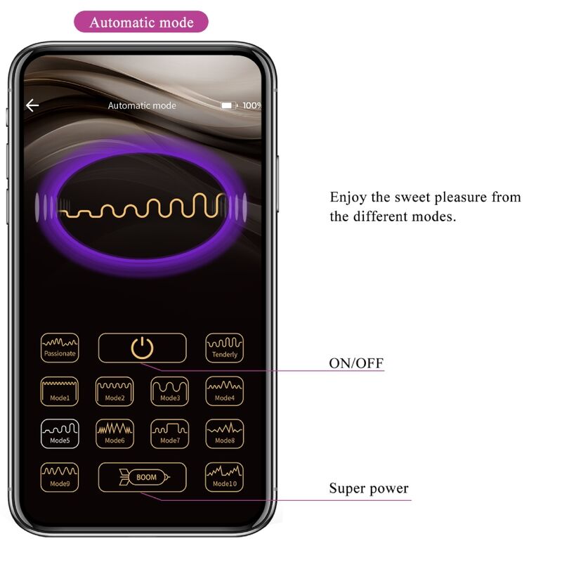 Pretty Love - August Vibrador Doble Placer App Remote