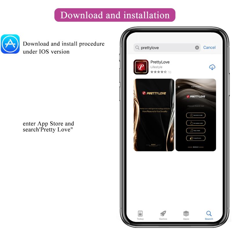 Pretty Love - August Vibrador Doble Placer App Remote