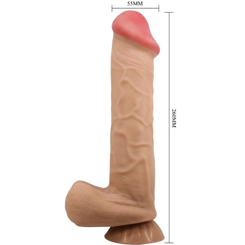 Pretty Love - Sliding Skin Series Dildo Realístico Con Ventosa Piel Deslizante 26 Cm