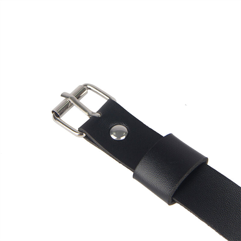 Subblime - Arnés De Pierna Cadena Cuero Negro Talla Única