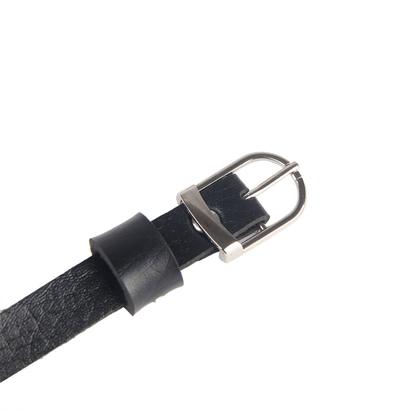 Subblime - Arnés De Pecho Cadenas Cuero Negro Talla Única