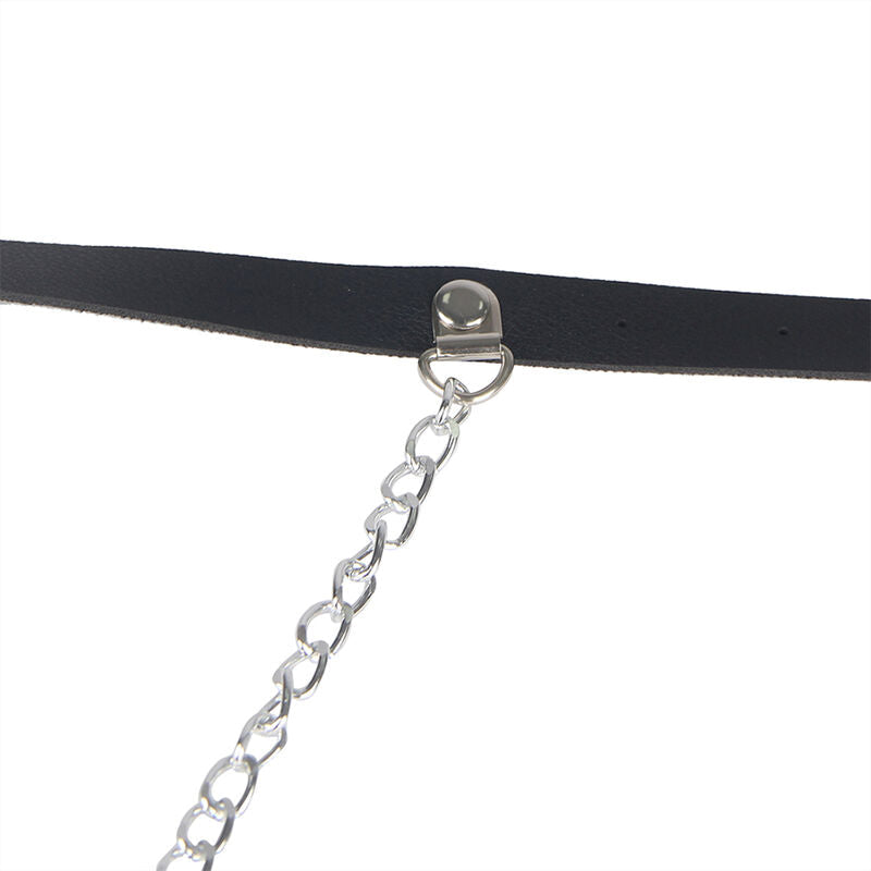 Subblime - Arnés Forma Cinturon Cuero Negro Talla Única