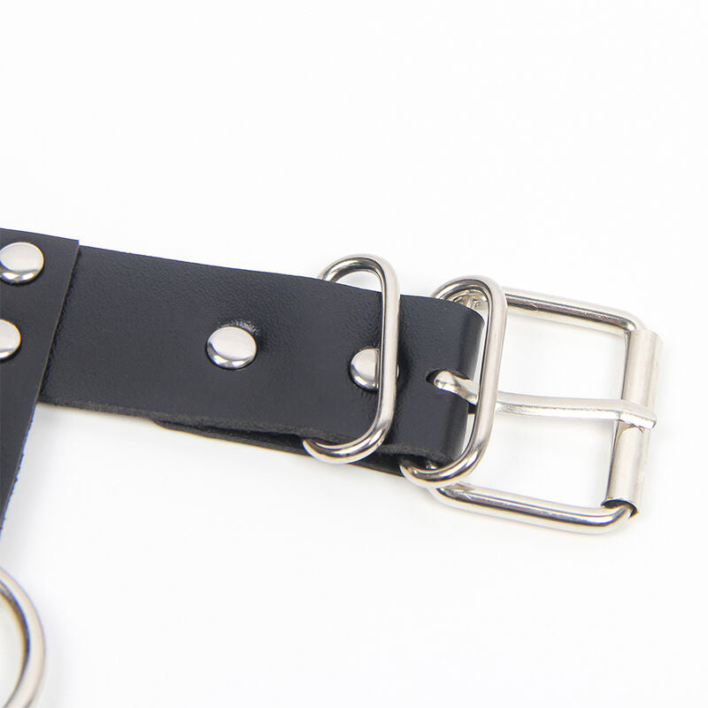 Subblime - Arnés Sujetador Y Collar Con Cadenas Talla Única