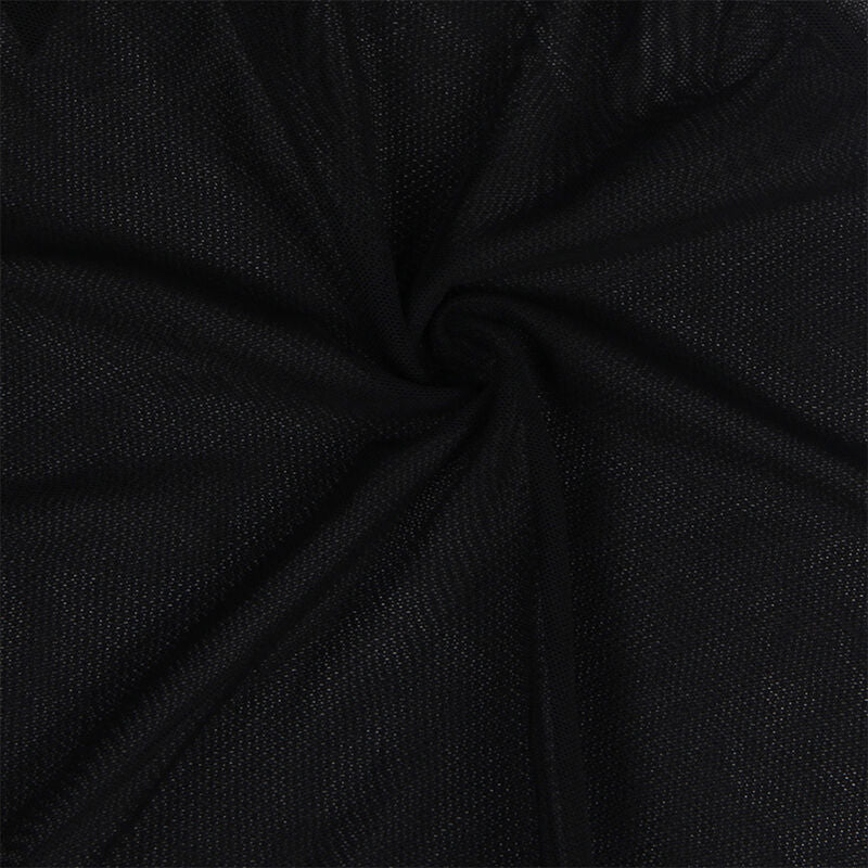 Subblime - Babydoll Tela De Tul Detalle Encaje Y Flor Negro L/Xl