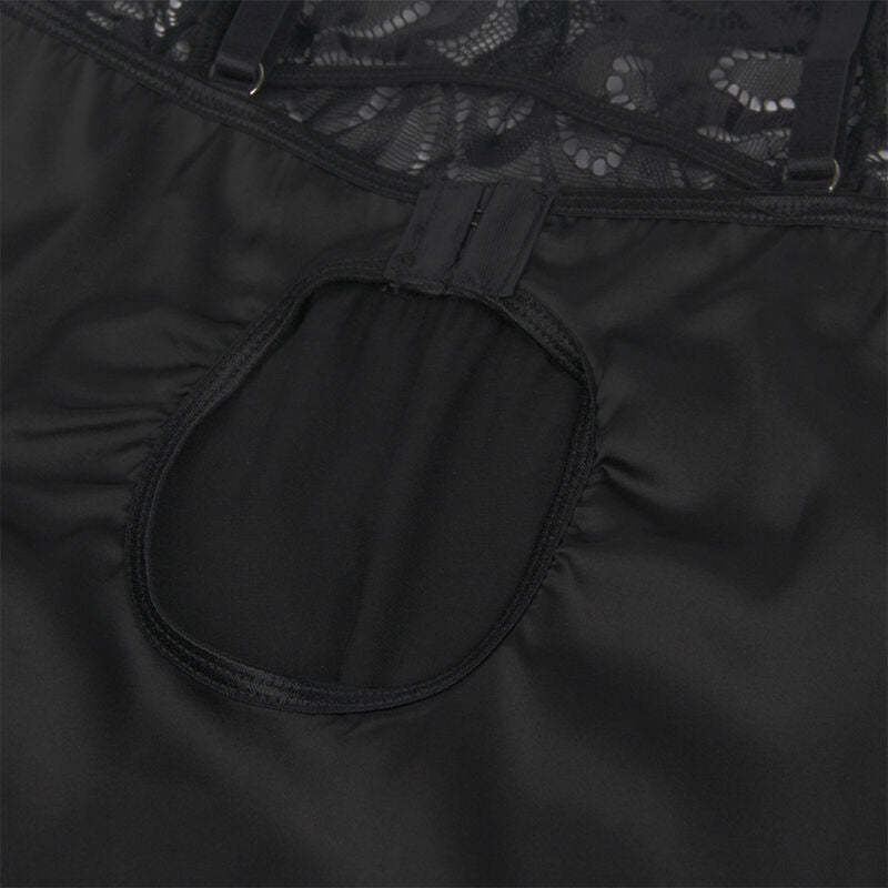 Subblime - Babydoll Con Estampado Floral Pecho Negro L/Xl