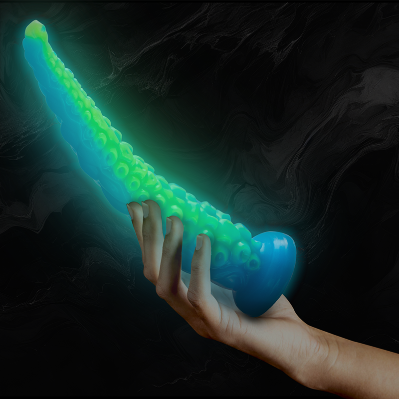 Epic - Scylla Dildo Tentáculo Fino Fluorescente Tamaño Grande