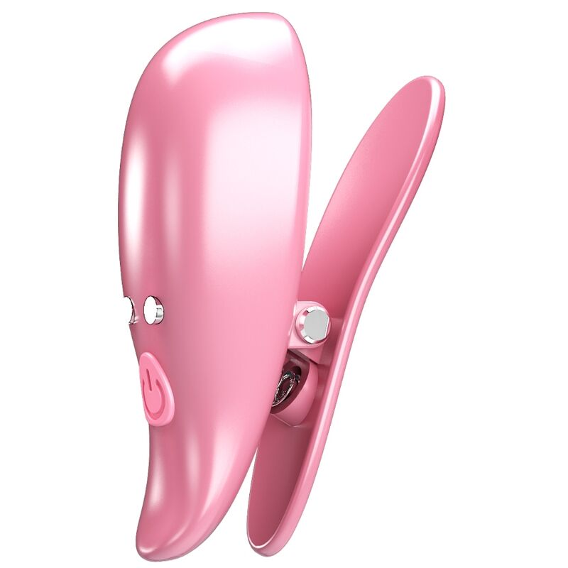 Pretty Love - Leaf Pinzas Vibratorias Para Pezones Rosa