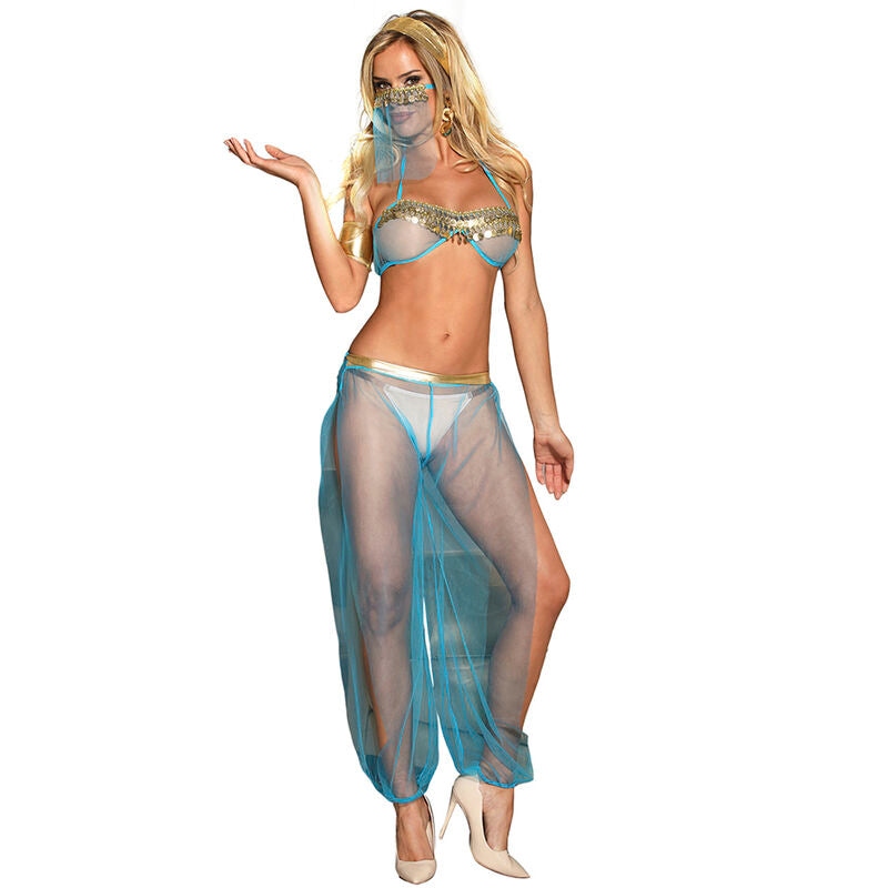 Subblime - Set De Lenceria India Style Azul S/M