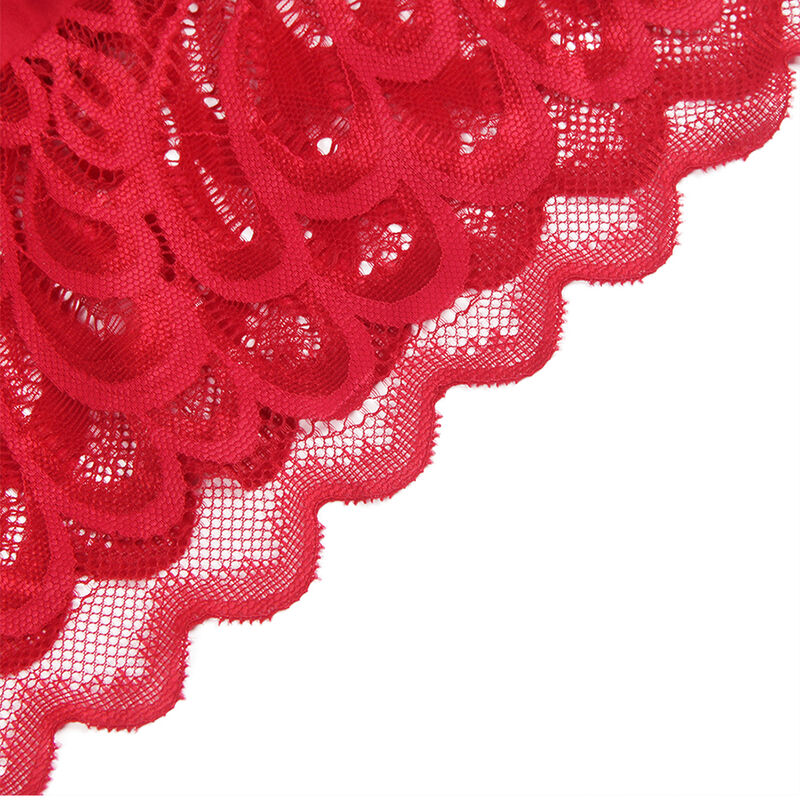 Subblime - Babydoll Satinado Con Encaje Rojo S/M