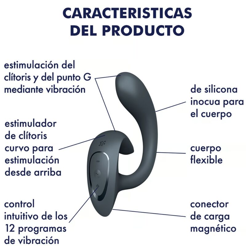 Vibrador G For Goddess 1 Gris