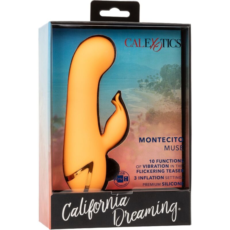 Calexotics - Montecito Muse Vibrador Rabbit Naranja By California Dreaming