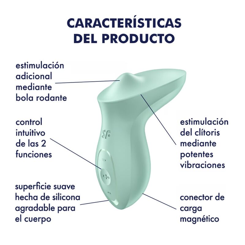 Satisfyer - Exciterrr Vibrador Lay-on Clítoris Menta