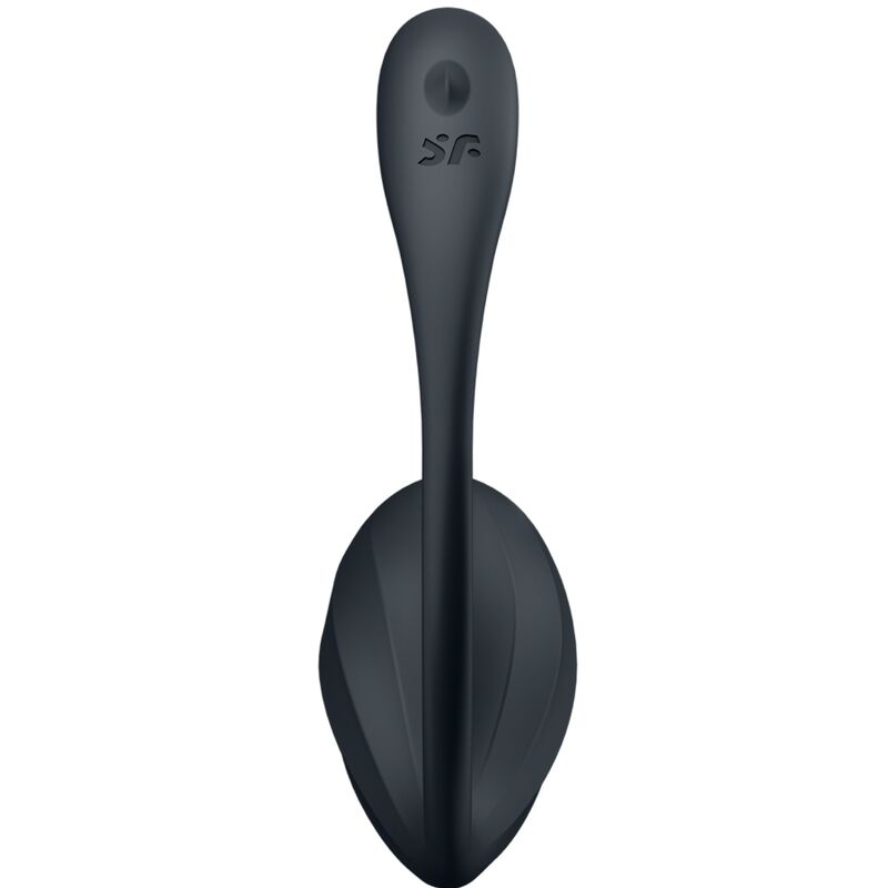 Satisfyer - Ribbed Petal Estimulador Punto G Control Remoto Negro App Gratuita