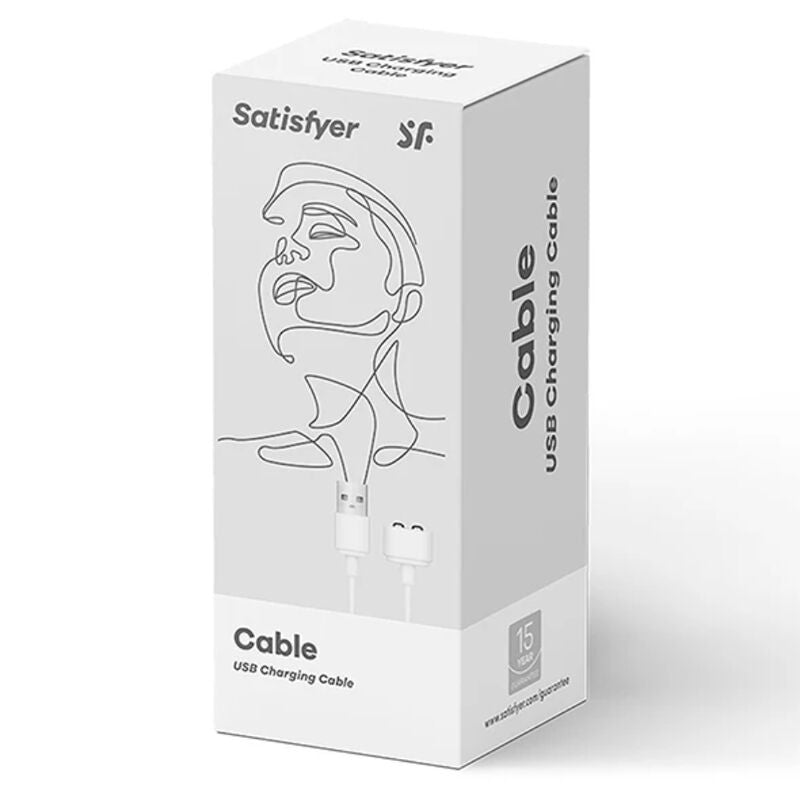 Satisfyer - Cable Usb Cargador Blanco
