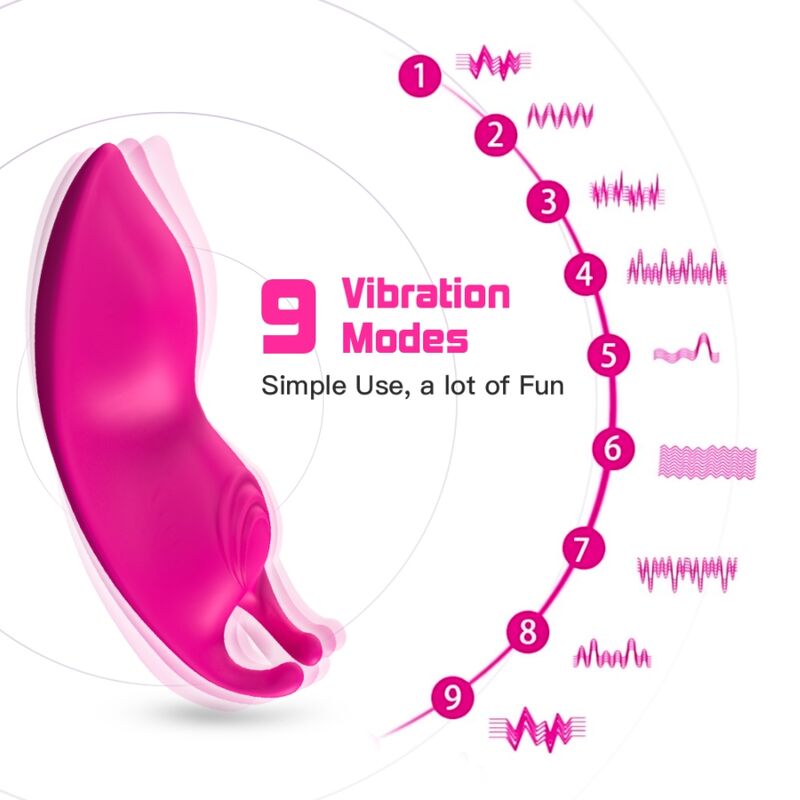 Armony - Honeybee Panties Vibrador Punto G Control Remoto Fucsia