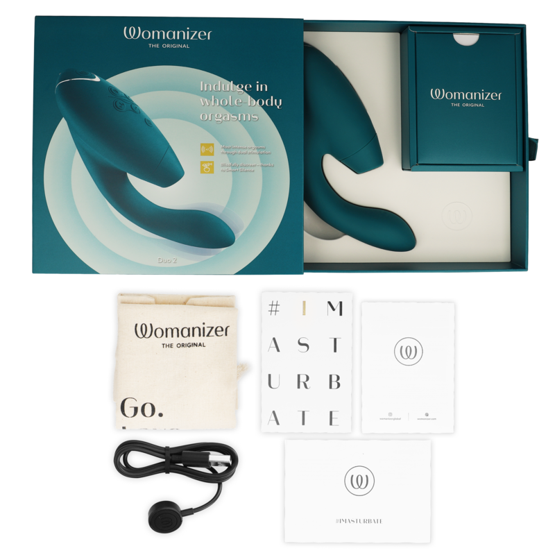 Womanizer - Duo 2 Estimulador Azul Petróleo