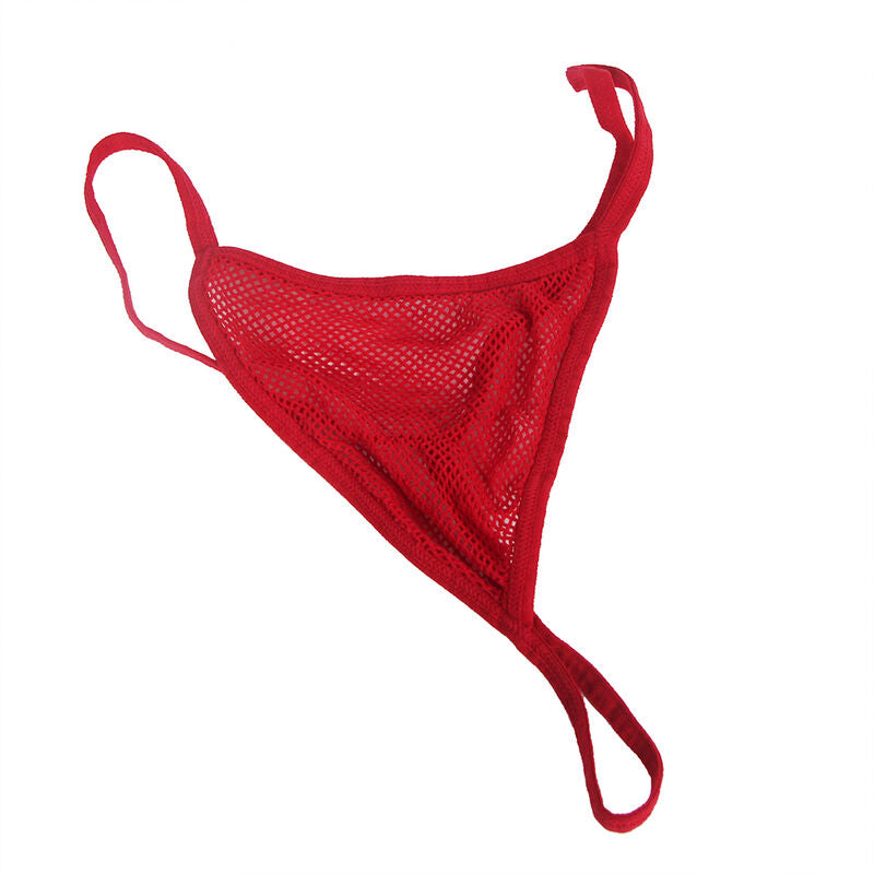 Subblime - 952181 Bodystocking De Rejilla Con Guantes Y Diamantes Rojo Talla Única