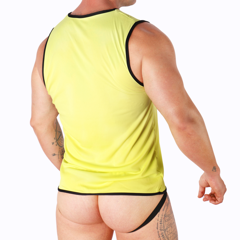 Macho - Camiseta Amarillo L/Xl