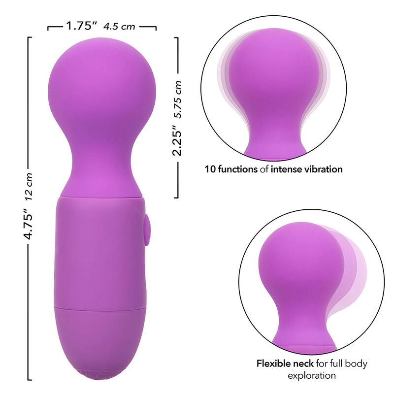 Calexotics - First Time Masajeador Recargable 10 Vibraciones Violeta