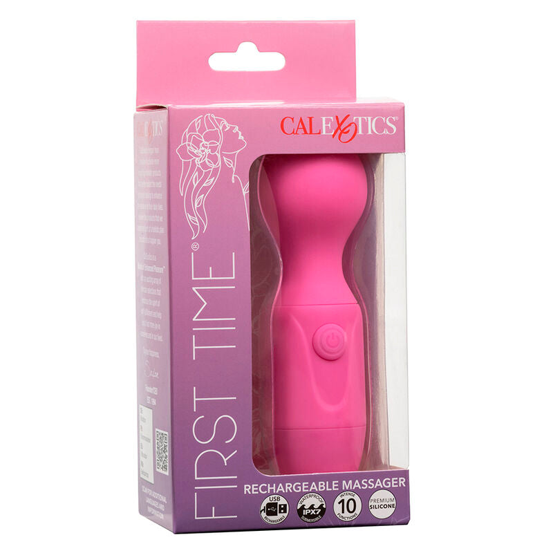 Calexotics - First Time Masajeador Recargable 10 Vibraciones Rosa