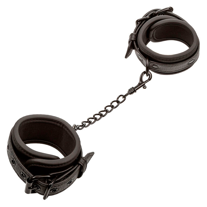 Calexotics - Nocturnal Esposas Cuero Ajustable Negro
