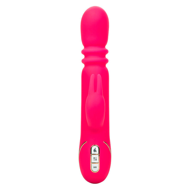 Calexotics - Jack Fantasy Triple Vibrador Calentable Rabbit Rosa