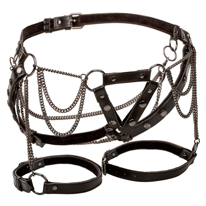 Calexotics - Euphoria Arnés De Muslo Con Cadenas Premium Talla Plus